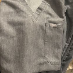 Figs Grey Graphite Scrub Joggers