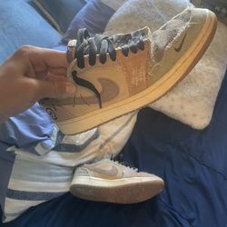 Brown Green Tan Jordan 1 Zion Williams Lows 