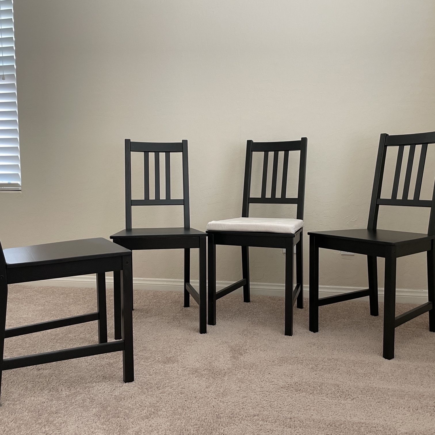 Ikea Dining Chair Ikea Stefan Chair Black IKEA STEFAN Chairs (Set 
