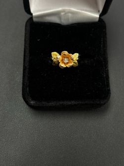14k 2 tone rose ring