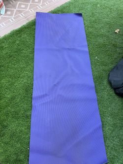 Purple yoga mat