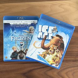 Frozen & Ice Age On Blu-ray/DVD