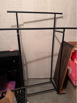 Double Rods Clothes Rack