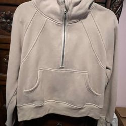 Girls Small Beige Hoodie