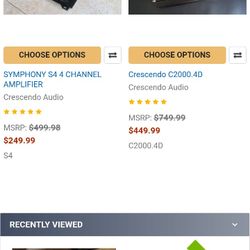 CRESCENDO AUDIO CONCERTO C2000.4D 4CH AMPS 