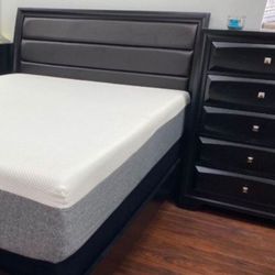 *Bedroom Value Package*---Monte Carlo Elegant King Bed And Chest Sets---Now $499---Delivery And Financing🤝