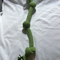 Jolly Pets Knot-N-Chew 3 Knot Green/Black Large/