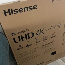 New 65” Tv Smart Television Hisense 