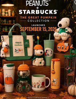 Starbucks Snoopy Collab