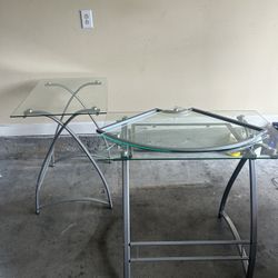 Glass Desk U shape 