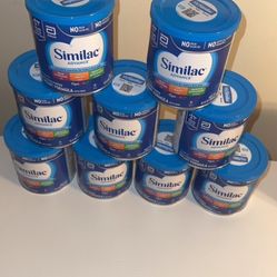 Similac Advance Formula - 10 Sealed Cans - ONLY 90$