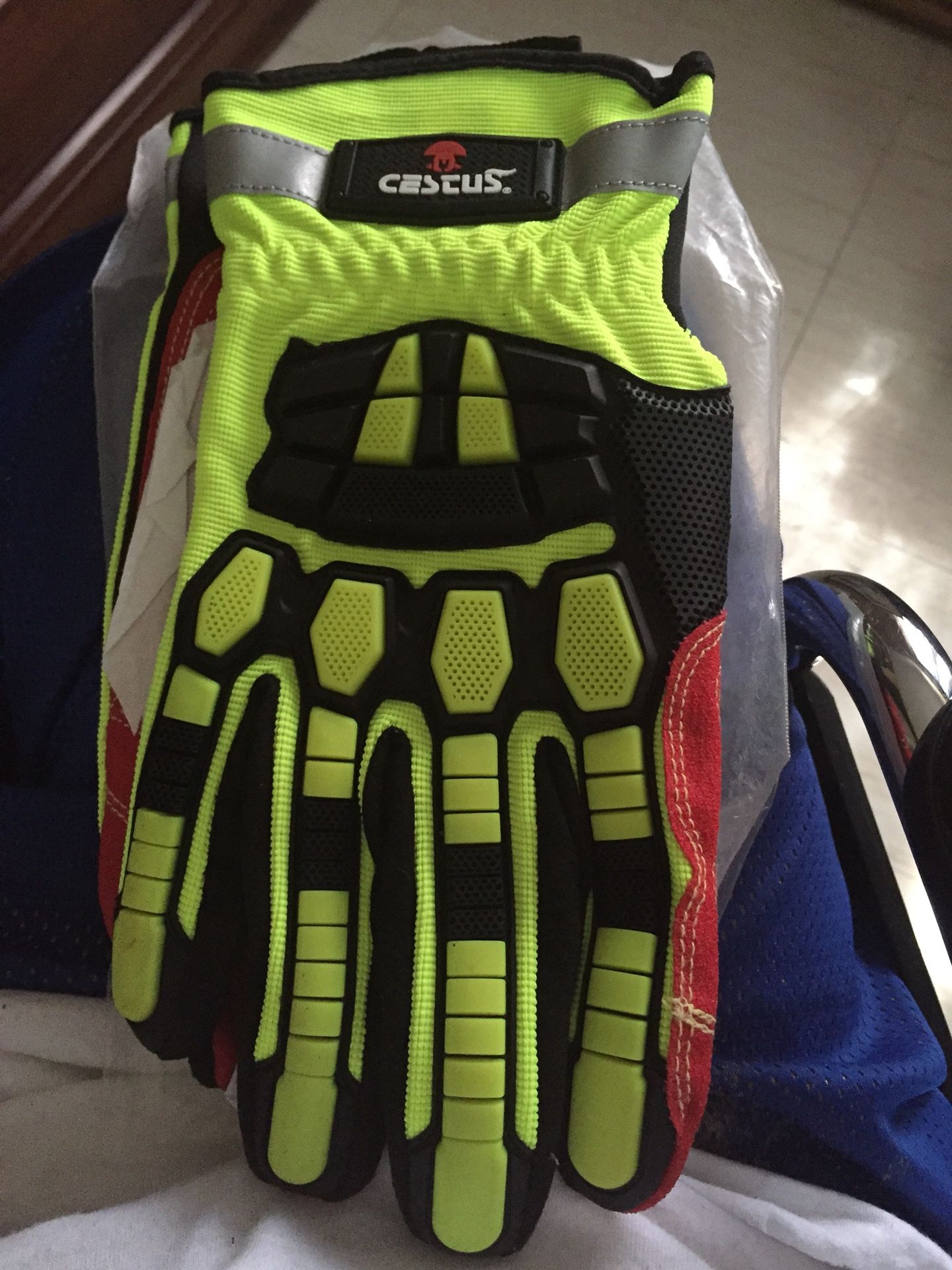 Cescus impact industrial work gloves