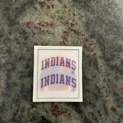1986 Cleveland Indians Team Hitting Leaders Card – Sportflics #119/136