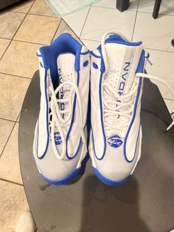 Jordan Pro Strong High White Hyper Royal