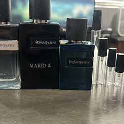 Ysl  y EDP LE PERFUME AND LE ELIXIR DECANTS