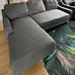 Gray Sectional Couch With Pullout Sofa Sleeper