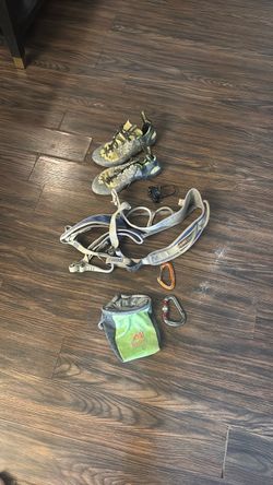 Rock climbing setup