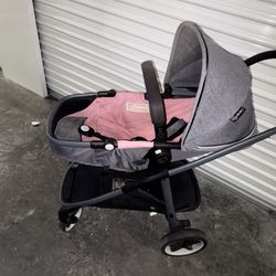 Evenflo Gold Shyft Self Folding Lightweight Travel Stroller, Opal Pink Used