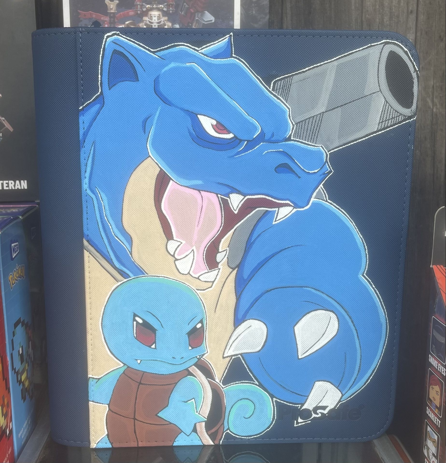 Pokémon Top Loader Blastoise Binder