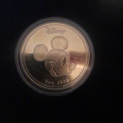 Disney Mickey Mouse Gold 1928 rare Coin