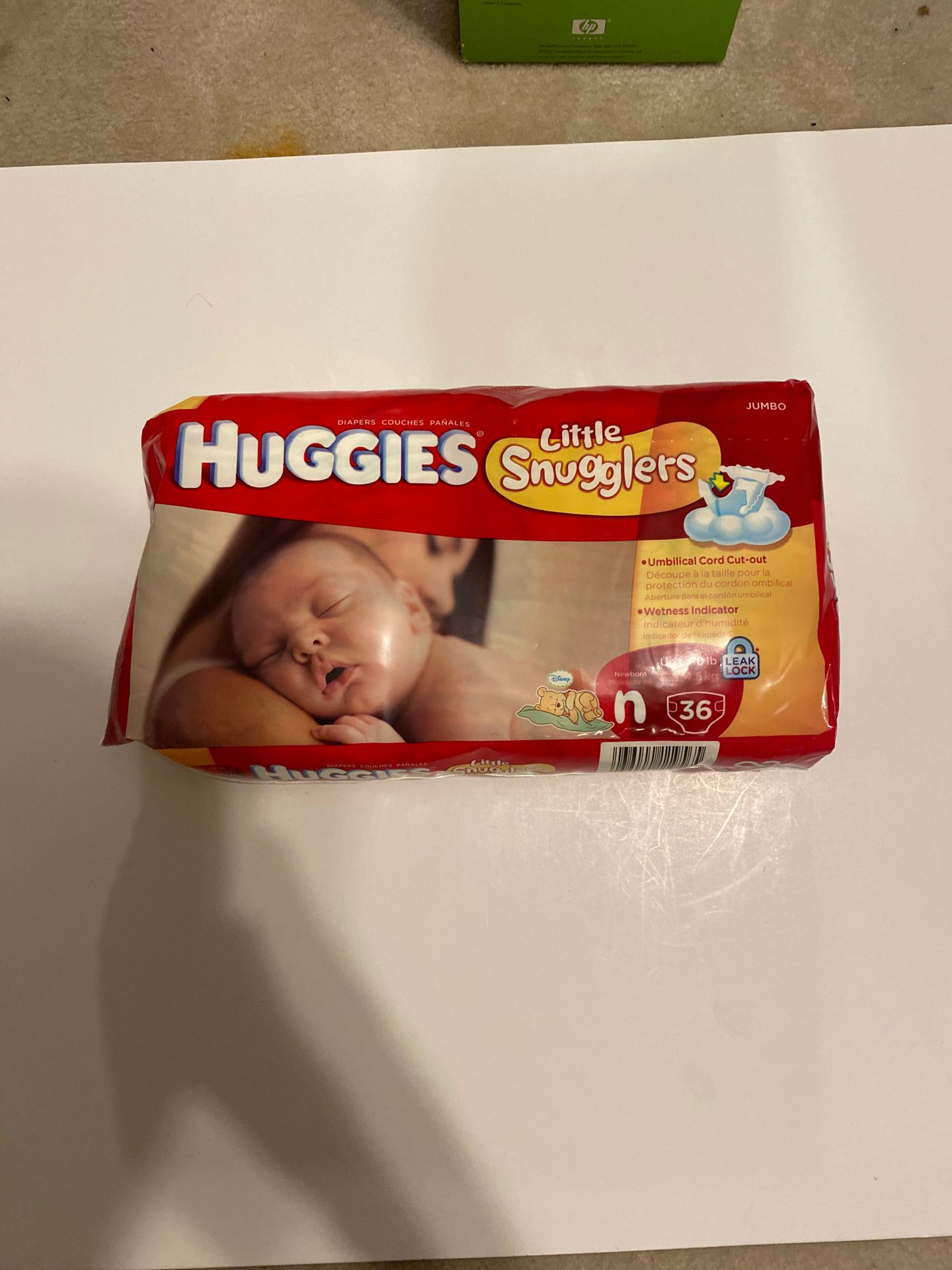Huggies Little Snugglers Newborn Jumbo Diapers 36 Count