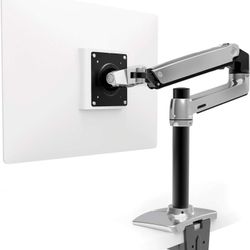 Ergotron – LX Premium Monitor Arm, Single Monitor Desk Mount – fits Flat Curved Ultrawide Computer Monitors up to 34 Inches, 7 to 25 lbs, VESA 75x75mm