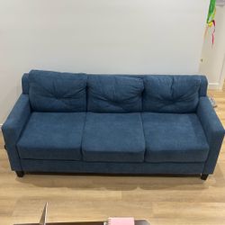 Blue couch