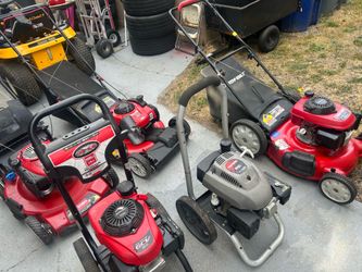 Lawnmowers and pressure washers