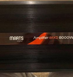 Marts Digital MXD Series Monoblock 8K Class D 1 Ohm Amplifier MXD-8000