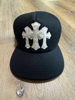 CH Triple Cross Pony Hair SnapBack Hat