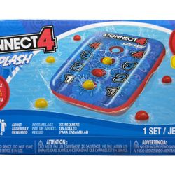 NEW Hasbro Connect 4 Splash Inflatable Board Pool Game for Adults & Kids 6+