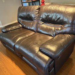 Leather Couch 