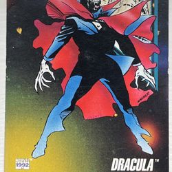 Dracula Supervillians Trading Card 1992