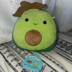 Squishmallow 7" Austin the Avocado Boy with Sombrero