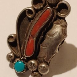 Vintage Native American Sterling Silver Ring