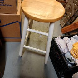 Short Wooden Stool