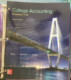College Accounting Chapters 1-13