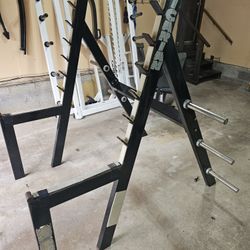 Precor Old school icarian heavy duty commerical angled squat press rack
