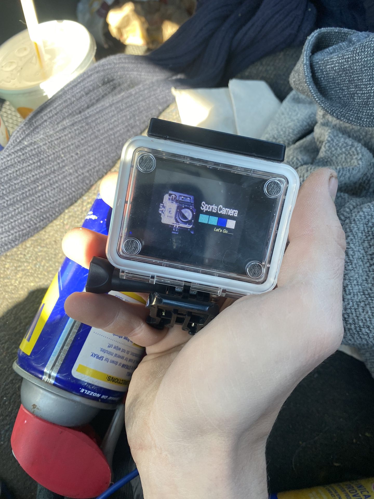 Sports Camera With All Mounts