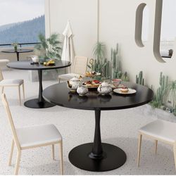 Black Table (new In Box, Fits 4 People)