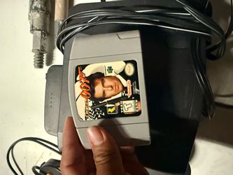 Nintendo 64 Grey Game Console With Power And AV Cables And 1 Controller