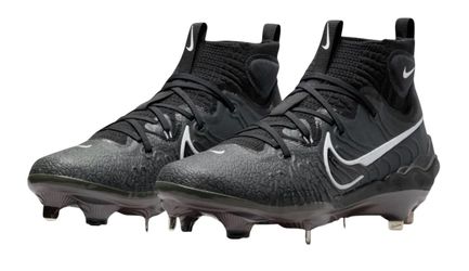 Nike Alpha Huarache NXT DJ6517-010 Black Metal Baseball Cleats - Sz. 11