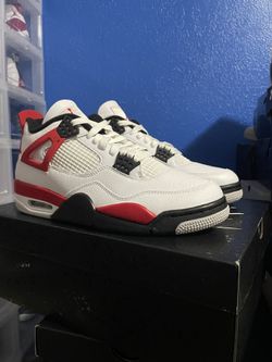 Jordan 4 Retro Red Cement Size 9.5