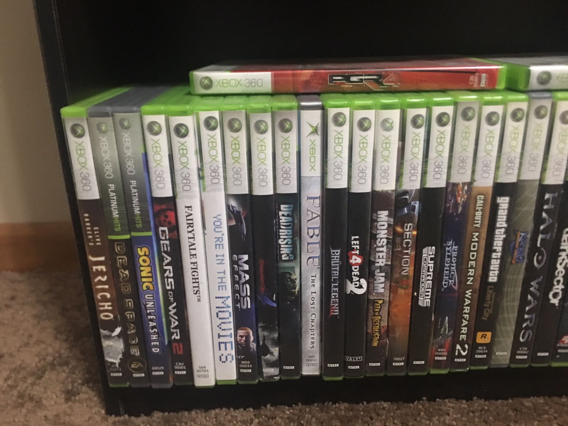 38 Xbox 360 games.