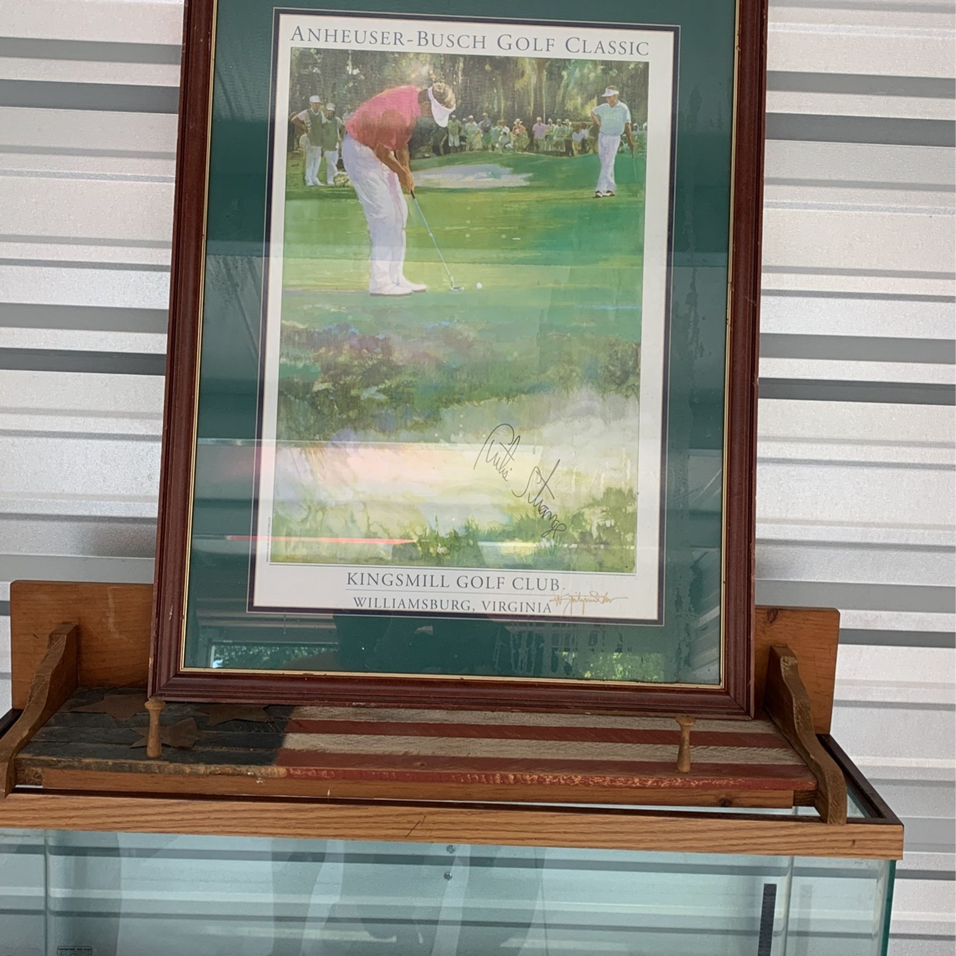 Anheuser Busch Golf Classic Kingsmill Golf Club Framed Golf Art