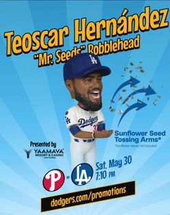 teoscar hernandez bobblehead night 5/30/26