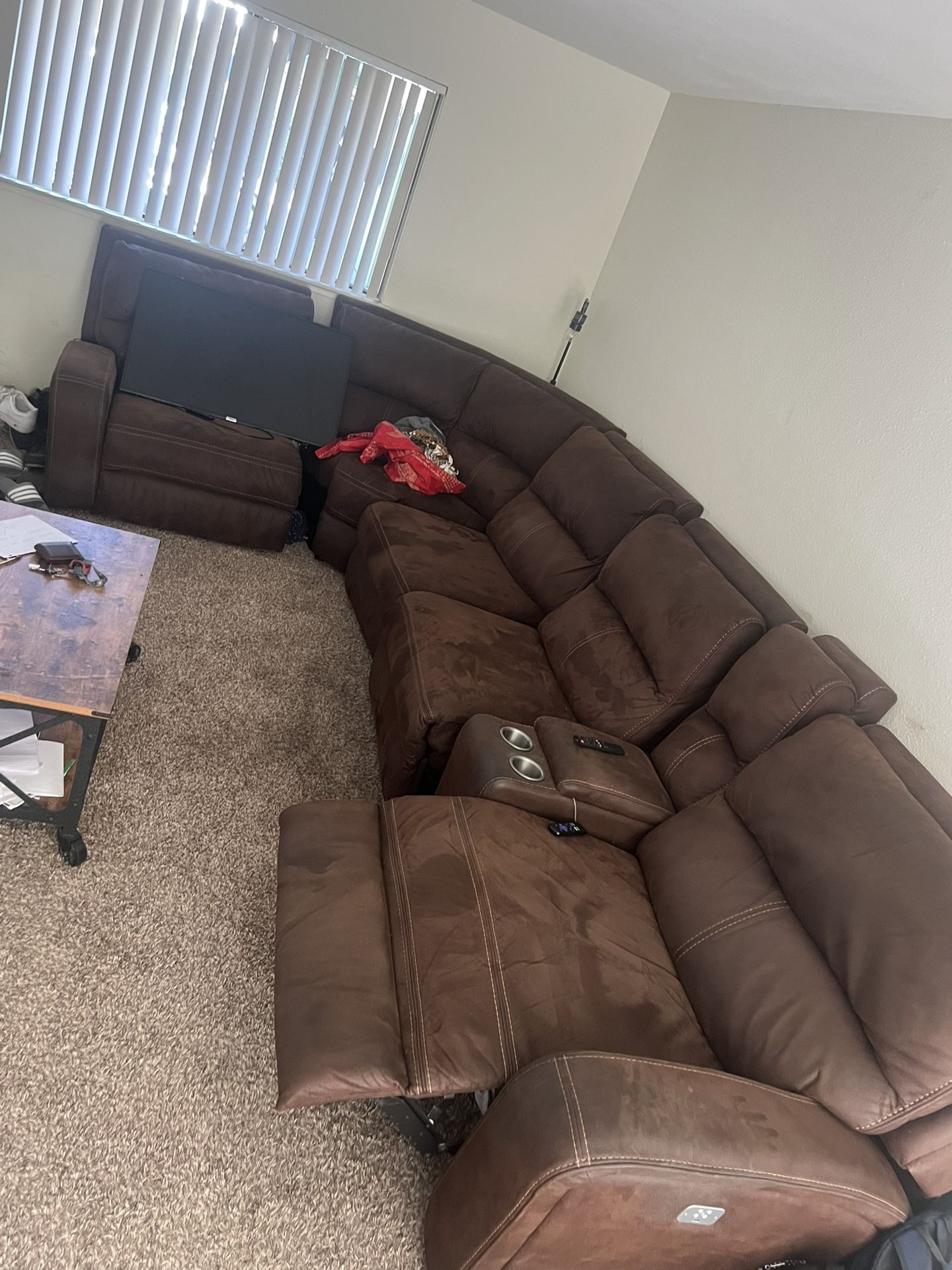Reclining Sectional L Couch