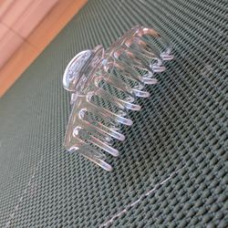 Clear Claw Clip for Thick Hair, Strong Holding Large Jaw Polycarbonate Clip 4"