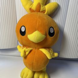 Torchic Pokemon 2021 Original Plush Stuffed 8" Toy Doll Pokemon Center 