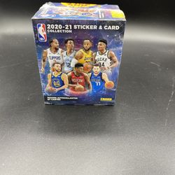 Brand New 2020-2021 Panini NBA Sticker And Card Collection Sealed Box